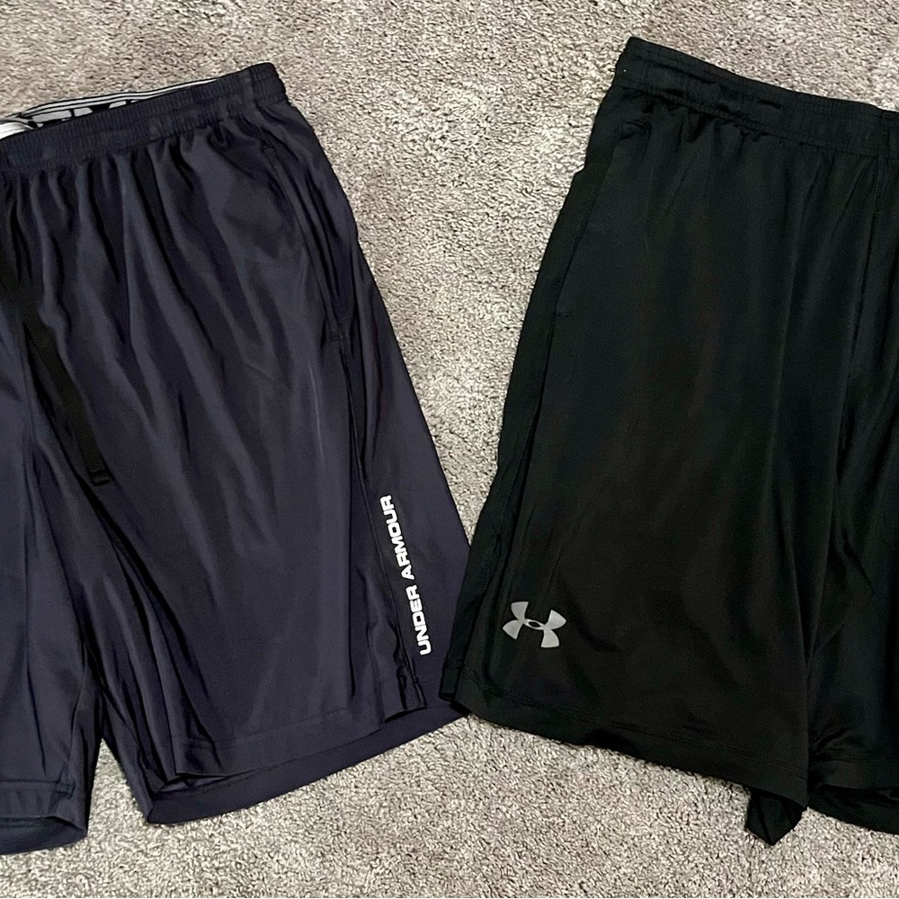 2 pair men’s Under Armour shorts